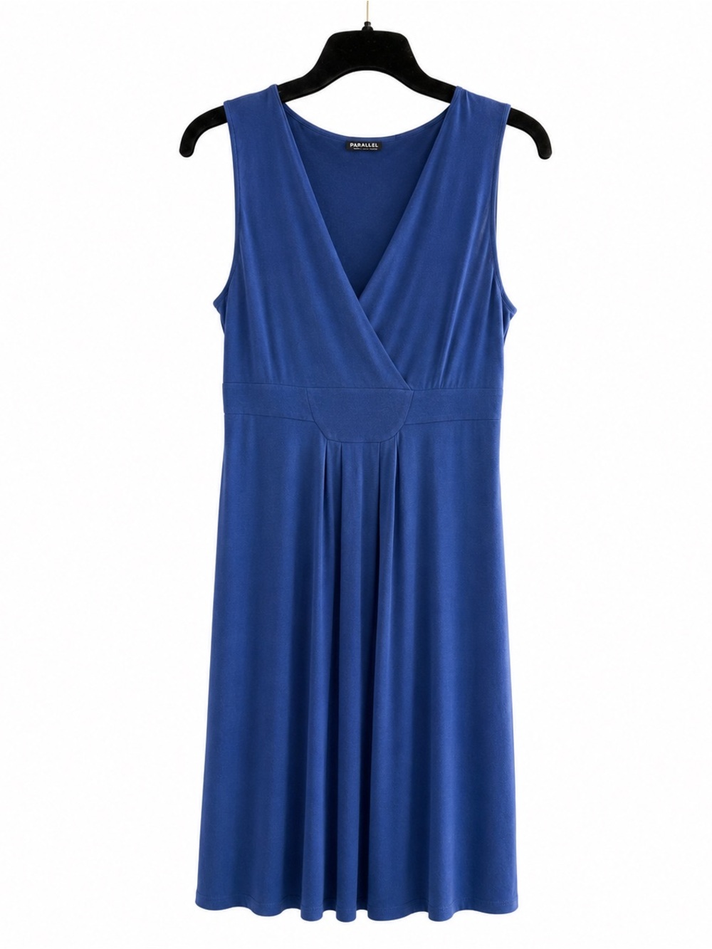 George Royal Blue Sleeveless V-Neck Dress | Size M